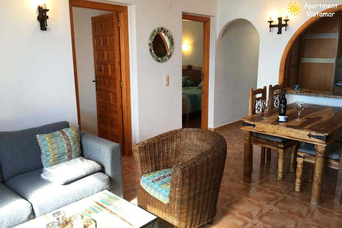 Salón y dormitorios de Apartment Vistamar 1